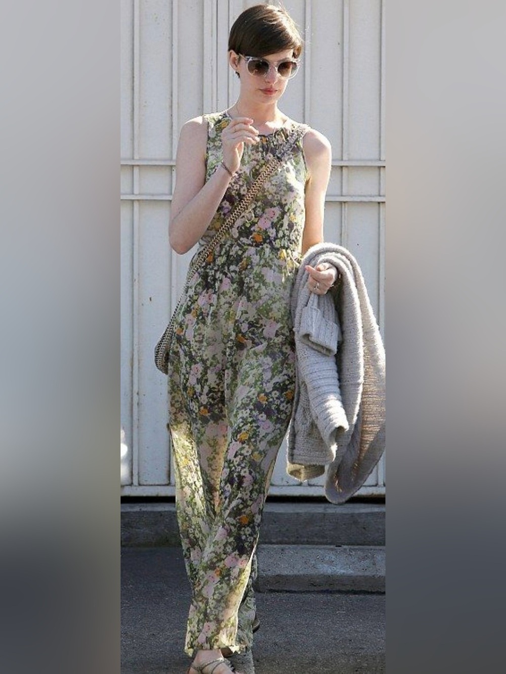 Vintage MADEWELL Maxi Dress Rare Watercolor Floral Garden Botanical Size 12 NWT - Picture 2 of 15